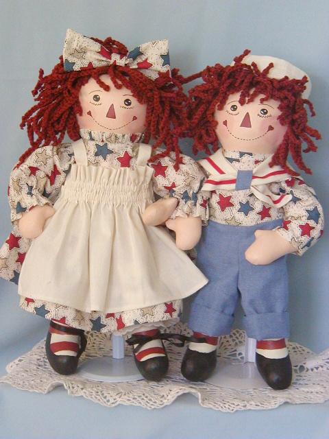 picture of Raggity Twins dolls - D454&455